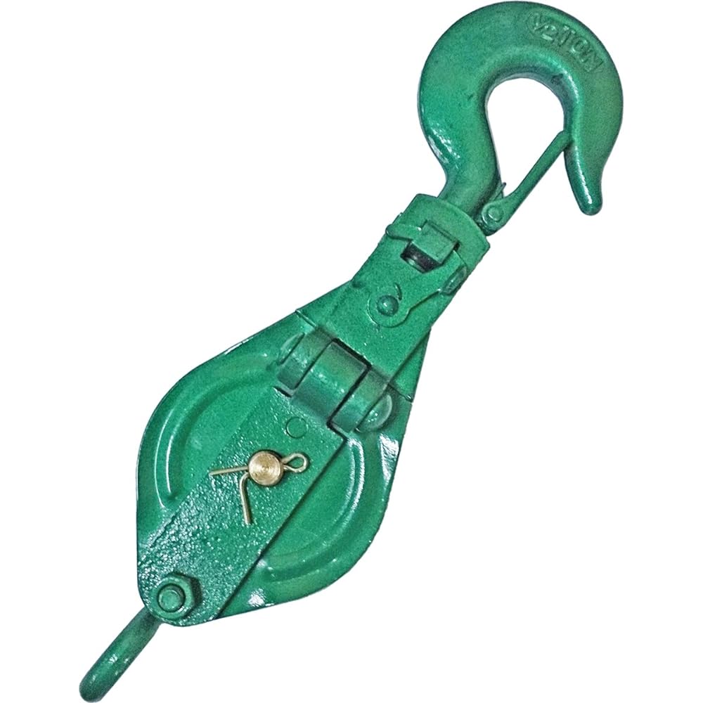 HHH Strong pulley single wheel snatch (with becket) hook type 75mm 0.5t 75×1S
