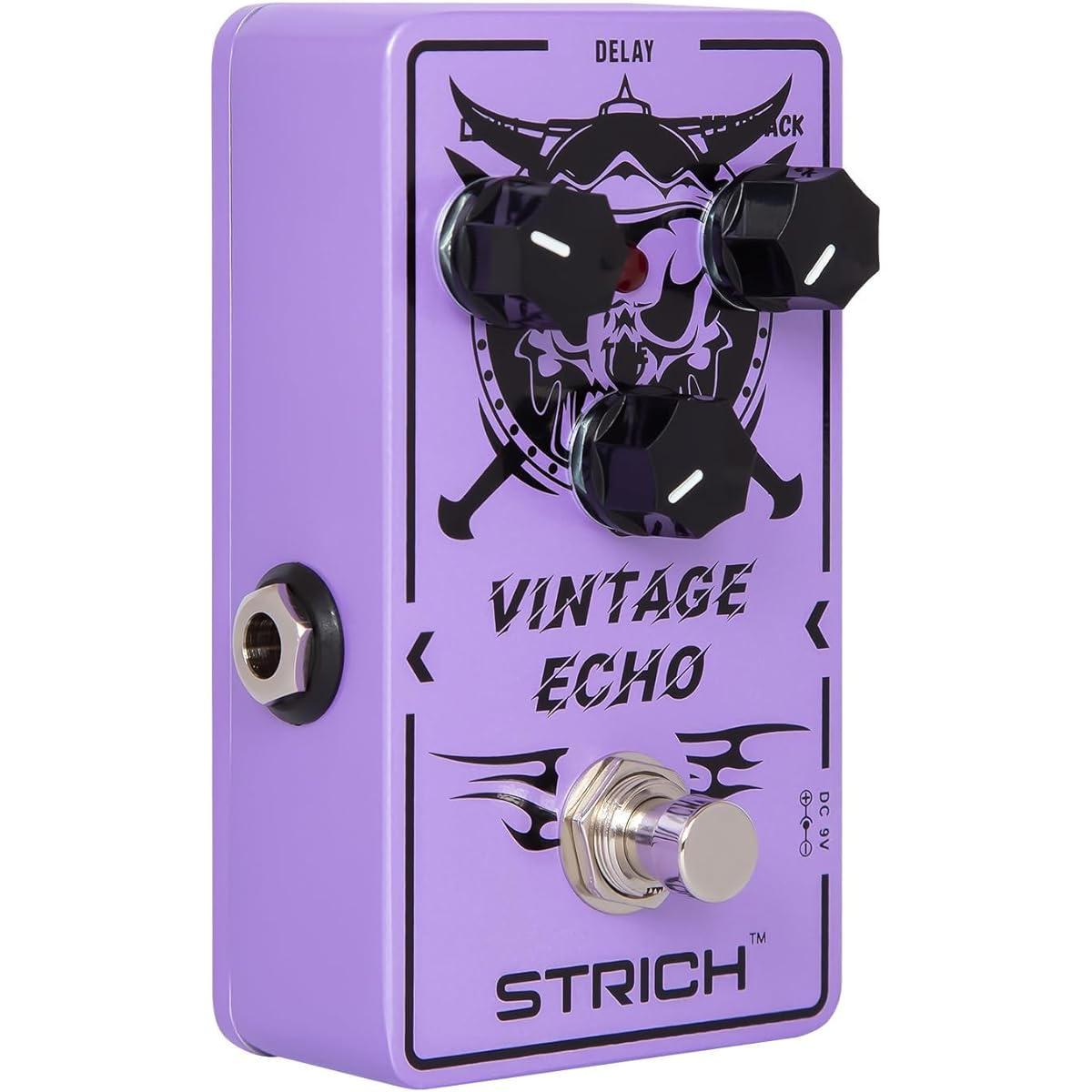 STRICH VINTAGE ECHO Guitar Delay Pedal, Analog Delay Guitar Effect Pedal Vintage True Bypass