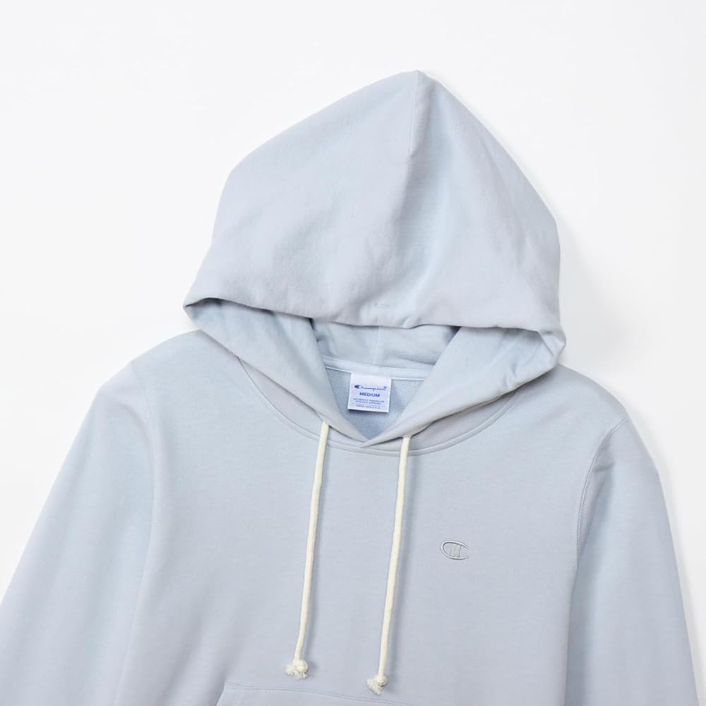 [Champion] Parka, Long Sleeve, Fleece, Embroidery, One Point Logo, Hooded Sweatshirt, Women's Basic, CW-Y107