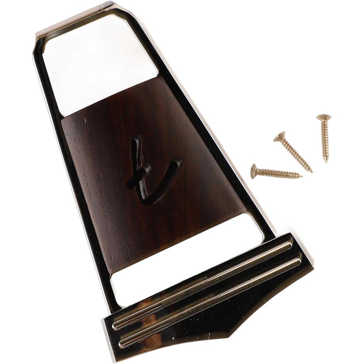Lightweight Guitar Bridge Tailpiece 6 String Guitar Bridge Tailpiece Wear Resistant Guitar Tailpiece Accessories for Jazz Archtop Guitars Silver
