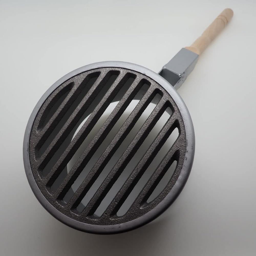 [TFS] Commercial Fire Starter Jumbo Domestic Product (Diameter 19.5cm) Easy to Light Charcoal Charcoal Starter with Cast Iron Perforated Plate Fire Starter