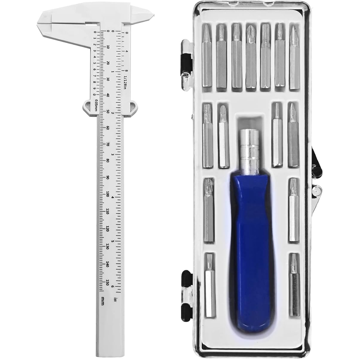 Tipatyard Piano Tuning Kit, 36 Piece Piano Tuner Kit with Piano Tuning Wrench, Professional Piano Tuning Tool Set