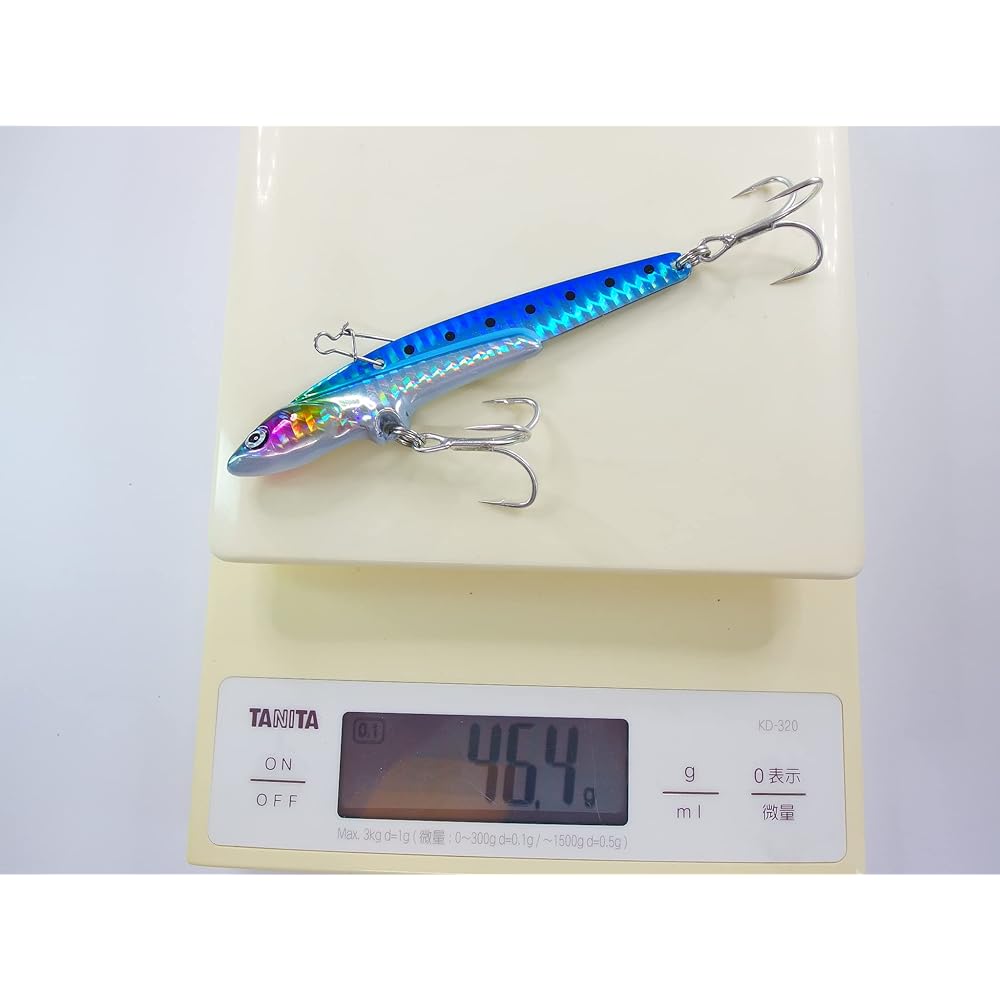 [Momo Lure] Seabass Lure Blue Fish Metal Vibe Buri Buri Plate 107 46g Yellowtail Hiramasa Amberjack The definitive version that is completely compatible with blue fish!!