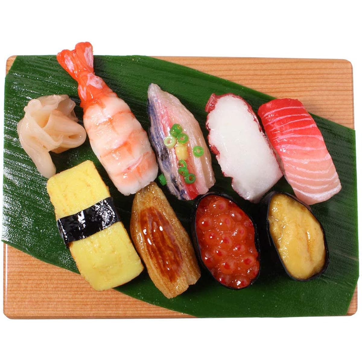 Food sample shop magnet (premium sushi) [food sample, miniature, miscellaneous goods, food, sushi, high-end, geta, foreign, souvenir, realistic]