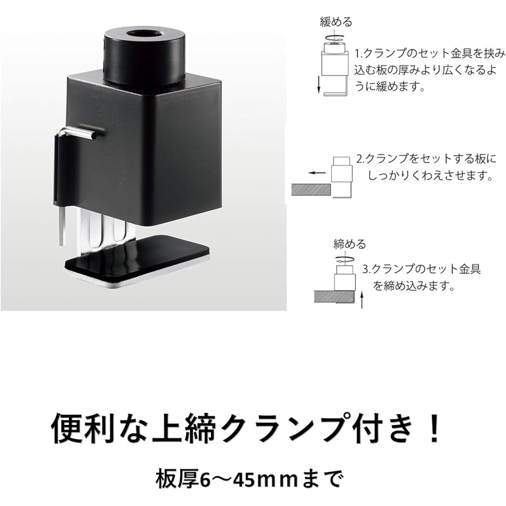 Yamada Lighting Z Light LED Desk Light E26LED Bulb Light Bulb Color Black Z-00N B Shade Width φ152mm, Shade Height 162mm, Arm Length 300+360mm