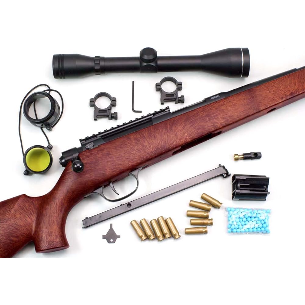 Crown Model Super Rifle 4 U10 Junior Scope Type Wood Stock Type 10+ Air Cocking Rifle