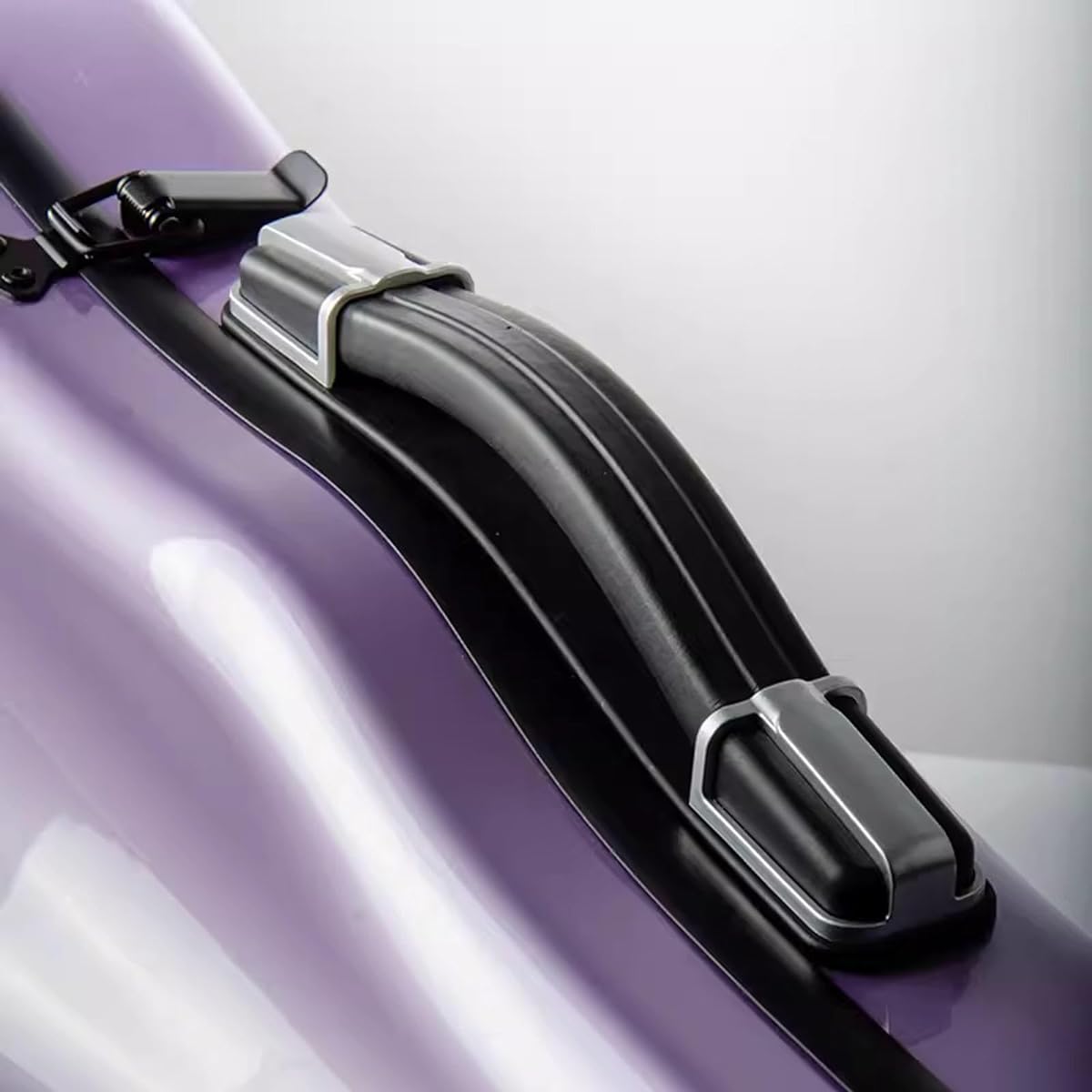 Violin Case, 4/4 Full Size Violin Hard Case, Portable Lightweight Violin Case Backpack, Violin Bag Accessory Bag, Violin Protection Box with Adjustable Shoulder Strap, Violin Storage Case, Purple