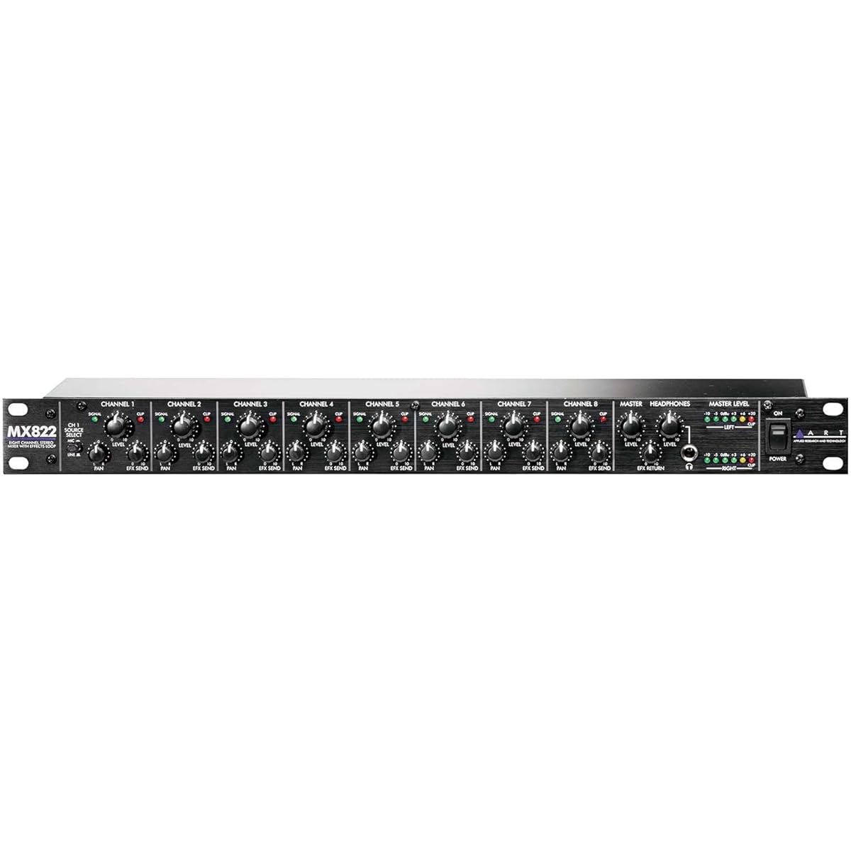 ART 8CH stereo mixer, effect loop MX822 [Domestic regular import product]