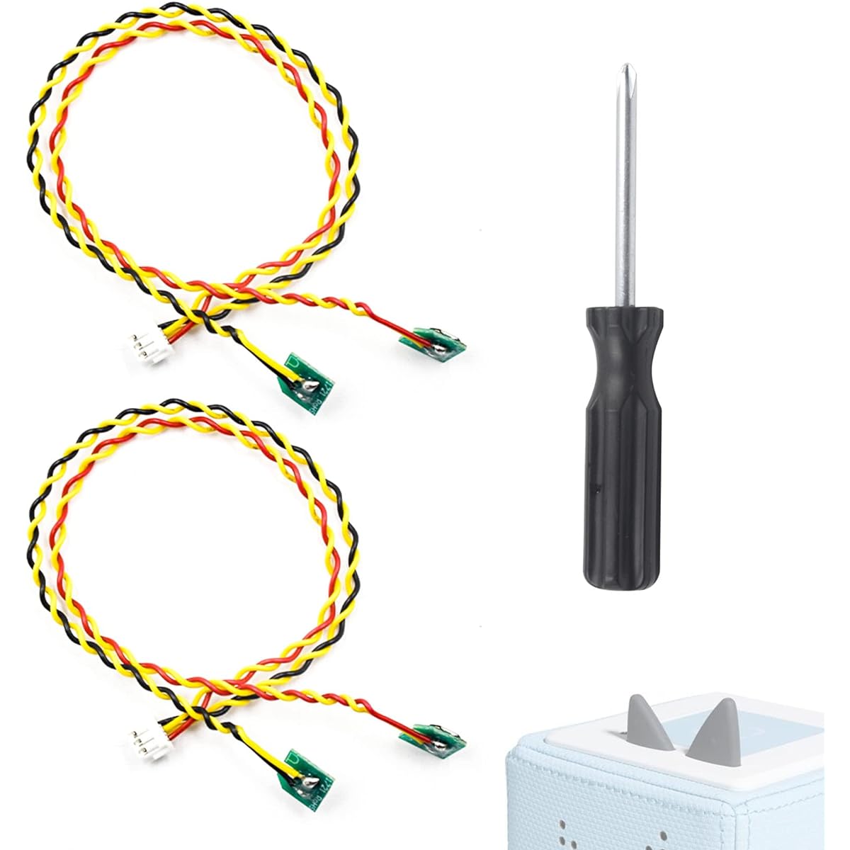 Toniebox Volume Button Cable with Driver for Ear Buttons (Cable Only) Volume Control Button Repair Accessory Cable Compatible with Toniebox 2 Pieces