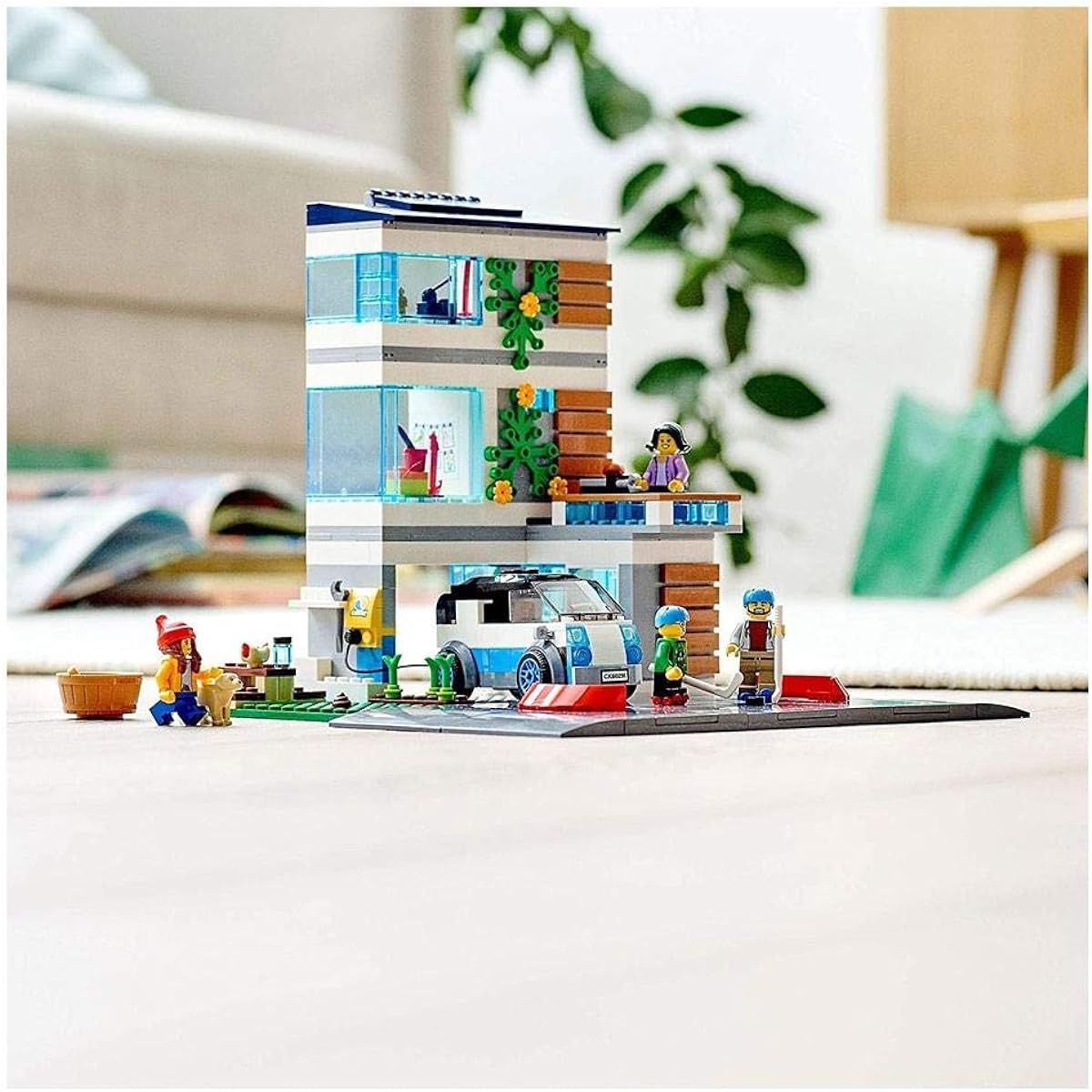 LEGO City Modern House with Load Plate 60291 Toy Blocks Gift House Boys Girls Ages 5 and up