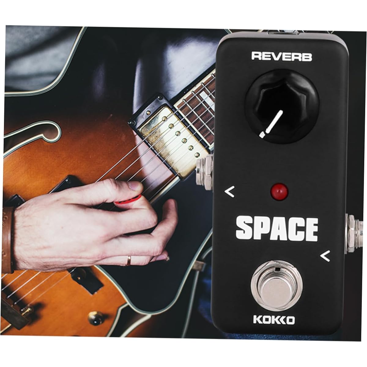 VICASKY 2pcs Soul Food Mini Effect Pedal True Bypass Effect Pedal Dual Electric Guitar Processor Tuner Pedal True Bypass Guitar Effect Space