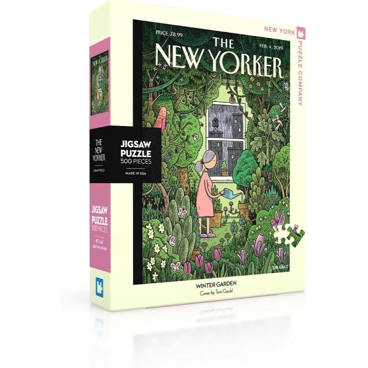 New York Puzzle Company - New Yorker Winter Garden - 500 Piece Jigsaw Puzzle