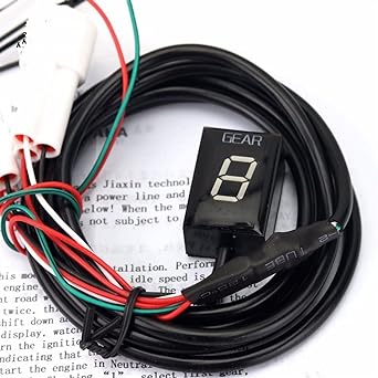 Speed Display Meter Gear Display Indicator Yamaha FZ 16 XJR 400 FJR 1300 MT-03 Gear Indicator Motorcycle ECU Mount 1-6 Speedometer