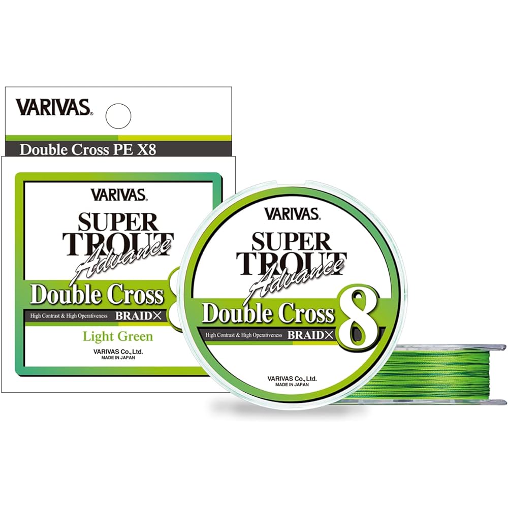 VARIVAS Super Trout Advance Double Cross PE X8 Light Green 100m