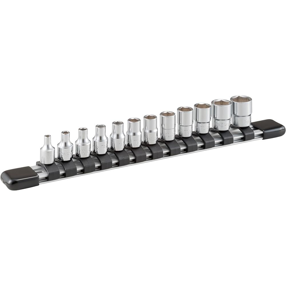 TONE socket set (hexagonal/with holder) HSB212 insertion angle 6.35mm (1/4") inch Contents 12 items