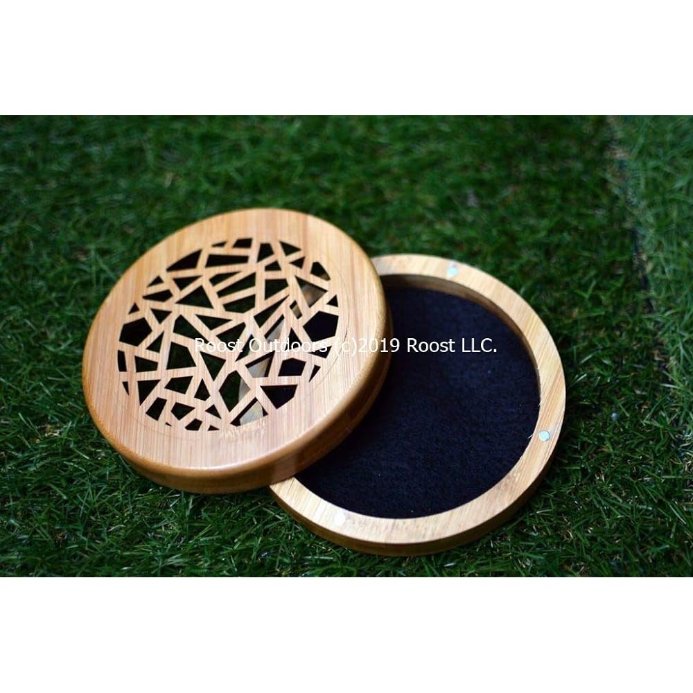 Roost Outdoors Mosquito Coil Holder with Original Sticker, Mosquito Repellent, Wooden (Regular Size)