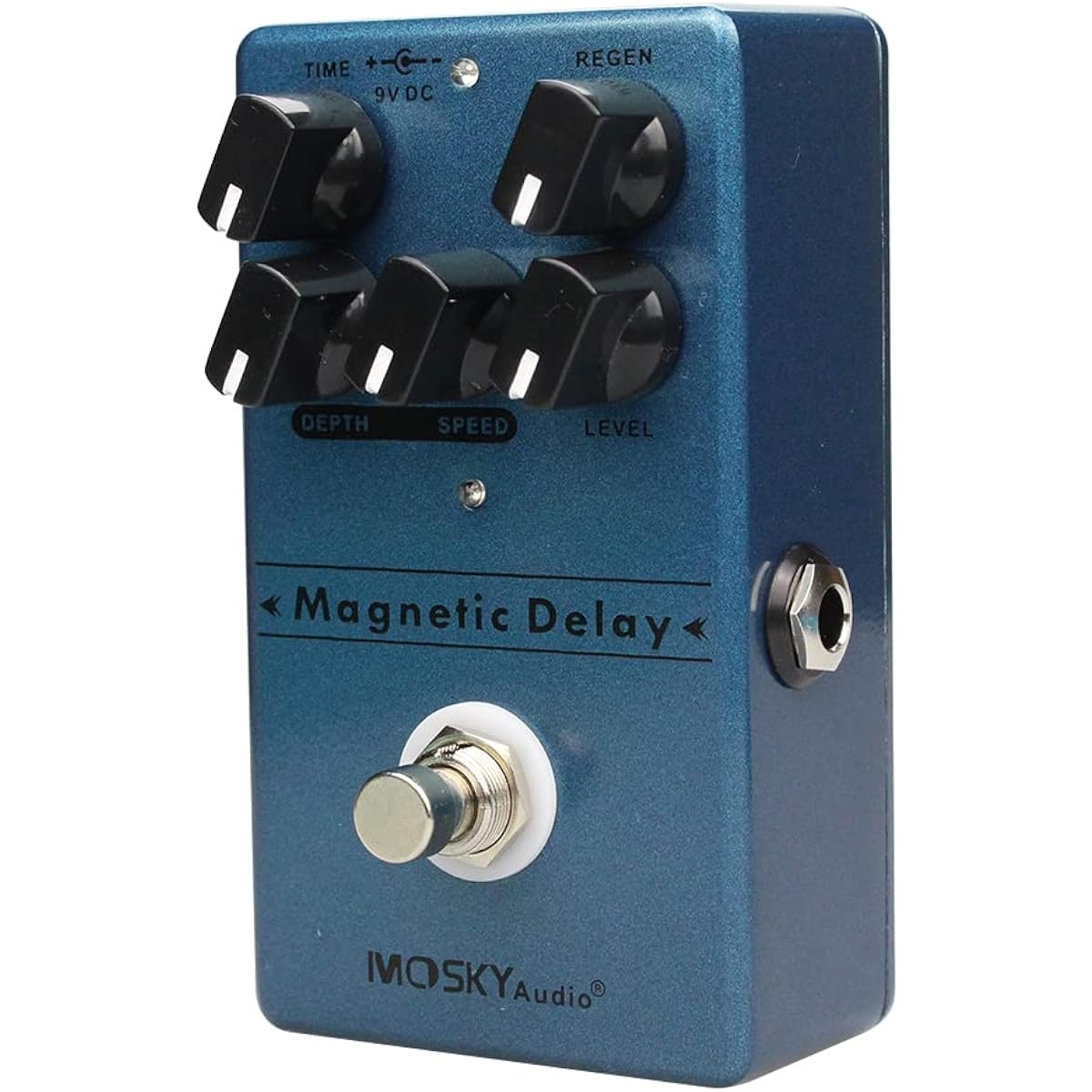 Moskyaudio YMUZE Delay Echo Guitar Effect Mini Guitar Parts Pedal Effector True Bypass (Magnetic Delay)
