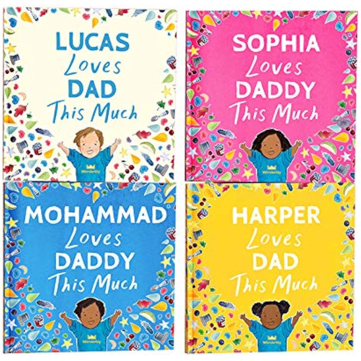 Personalized Book for Dad - You Love Daddy This Much - Gifts for Dad - Wonderbly(Softcover)