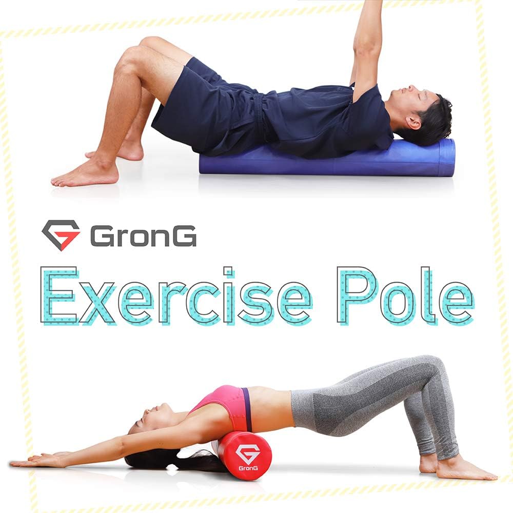 GronG Stretching Pole Yoga Pole 98cm Soft Navy