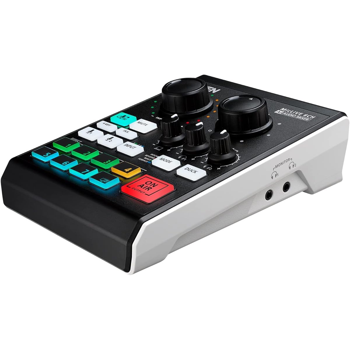 ATEN Tabletop USB Audio Mixer MicLIVE UC8000