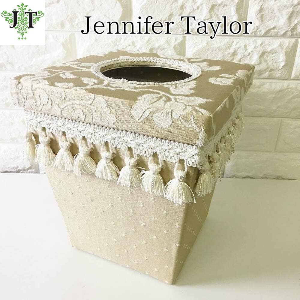 Jennifer Taylor [Dust box with lid] Cartonnage tassel trash can beauty salon makeup salon nail cosmetics Heirloom 32897DB