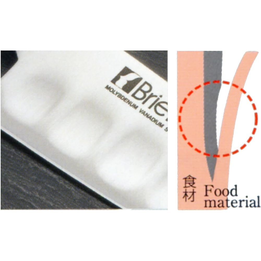 Kataoka Manufacturing All-Purpose Knife Silver 175mm Made in Japan Brieto-M12pro Molybdenum Vanadium Steel Depot Processing M1214