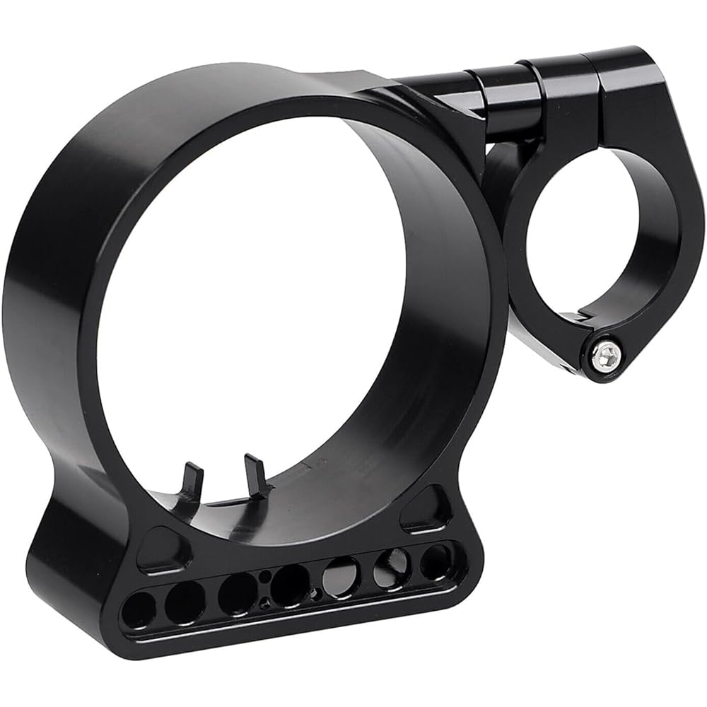 PLSUS Motorcycle Speedometer Side Mount Relocation Bracket Adjustment Odometer Mount Holder for Harley Sportster XL 883 1200 Black PL-9