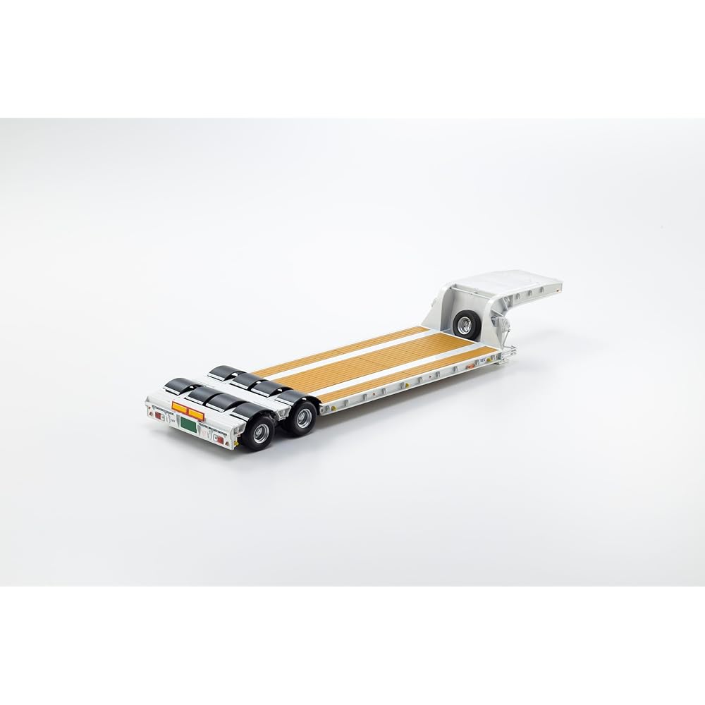 Kyosho Original 1/43 Nippon Trex Heavy Equipment Transport Semi-Trailer White Finished Product
