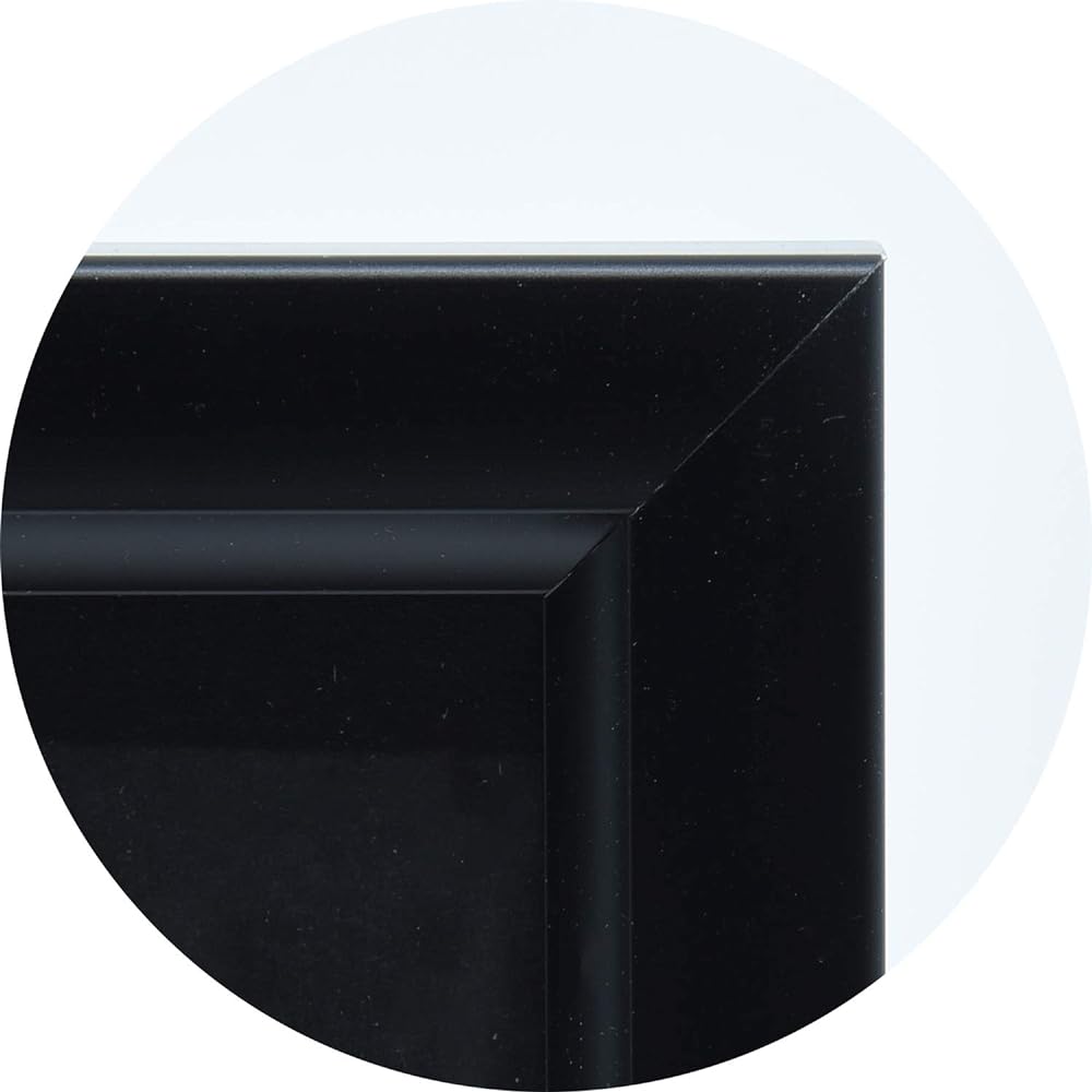 FUJICOLOR Aluminum Picture Frame A33 Half Cut Black 306761