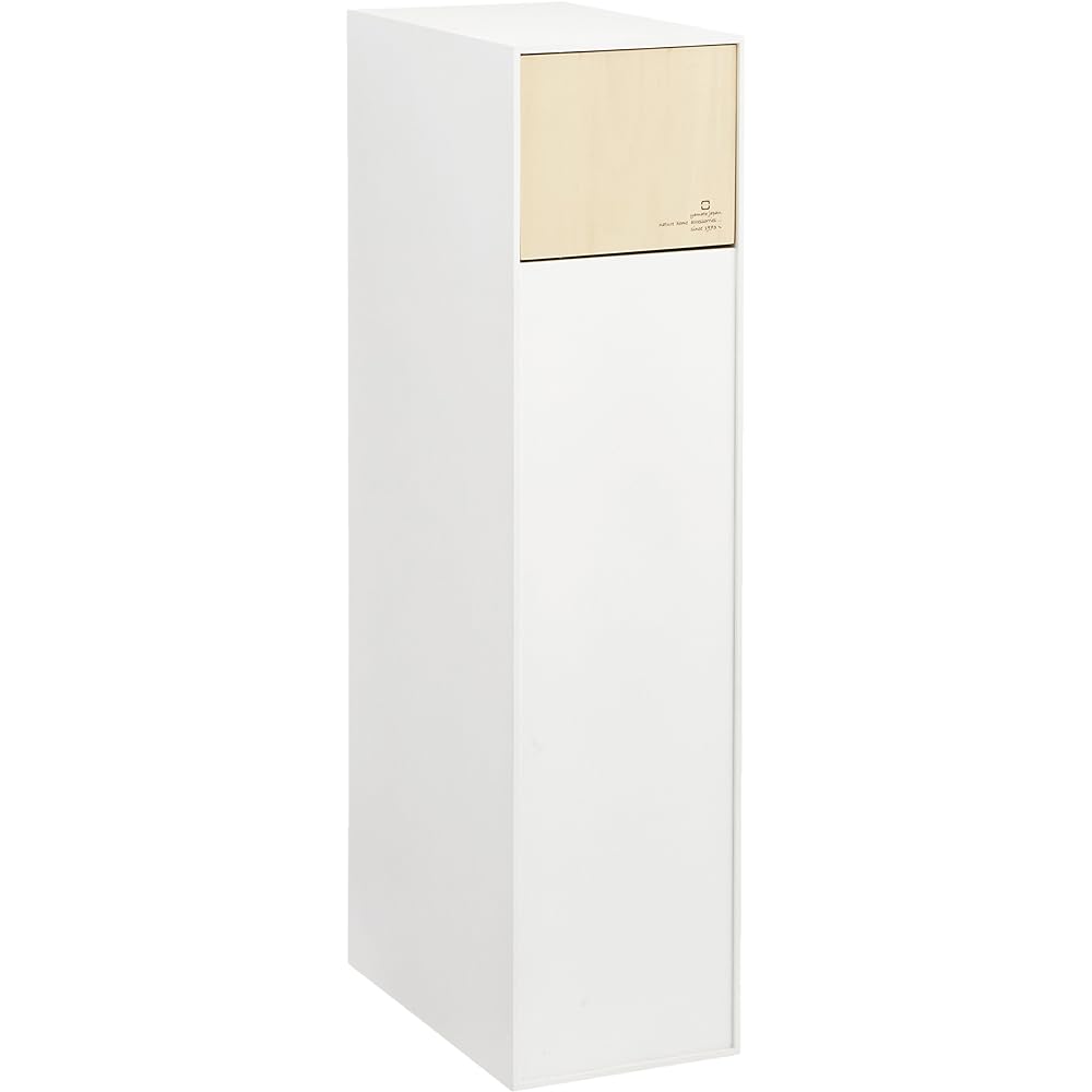 Yamato Kogei Trash Can Dust Box with Bag Hanging Doors S DOORS S 20L White YK07-104 Made in Japan