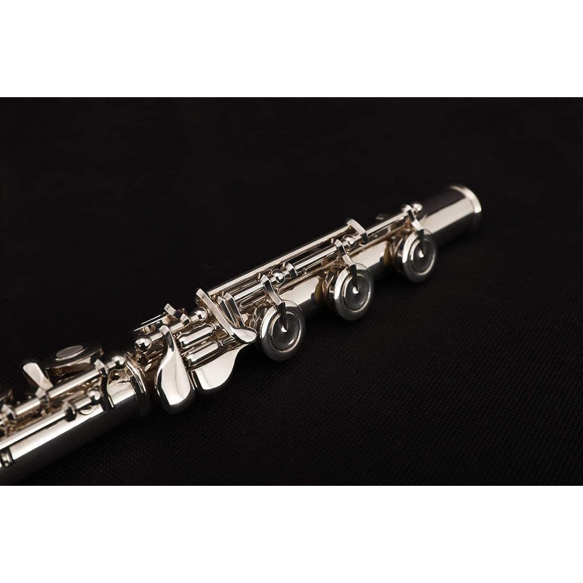 TUOREN 17 Key B Foot Flute Joint Flute Repair Parts Accessories Connector Diameter 20mm Silver Plated