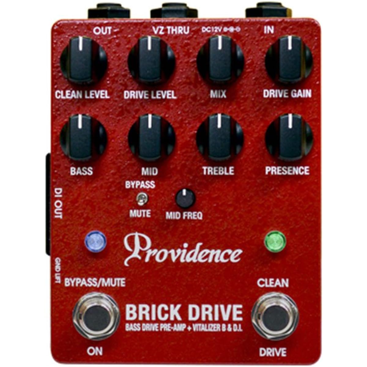 Providence Bass Effector BRICK DRIVE BDI-1 Bass Drive Preamp + D.I.