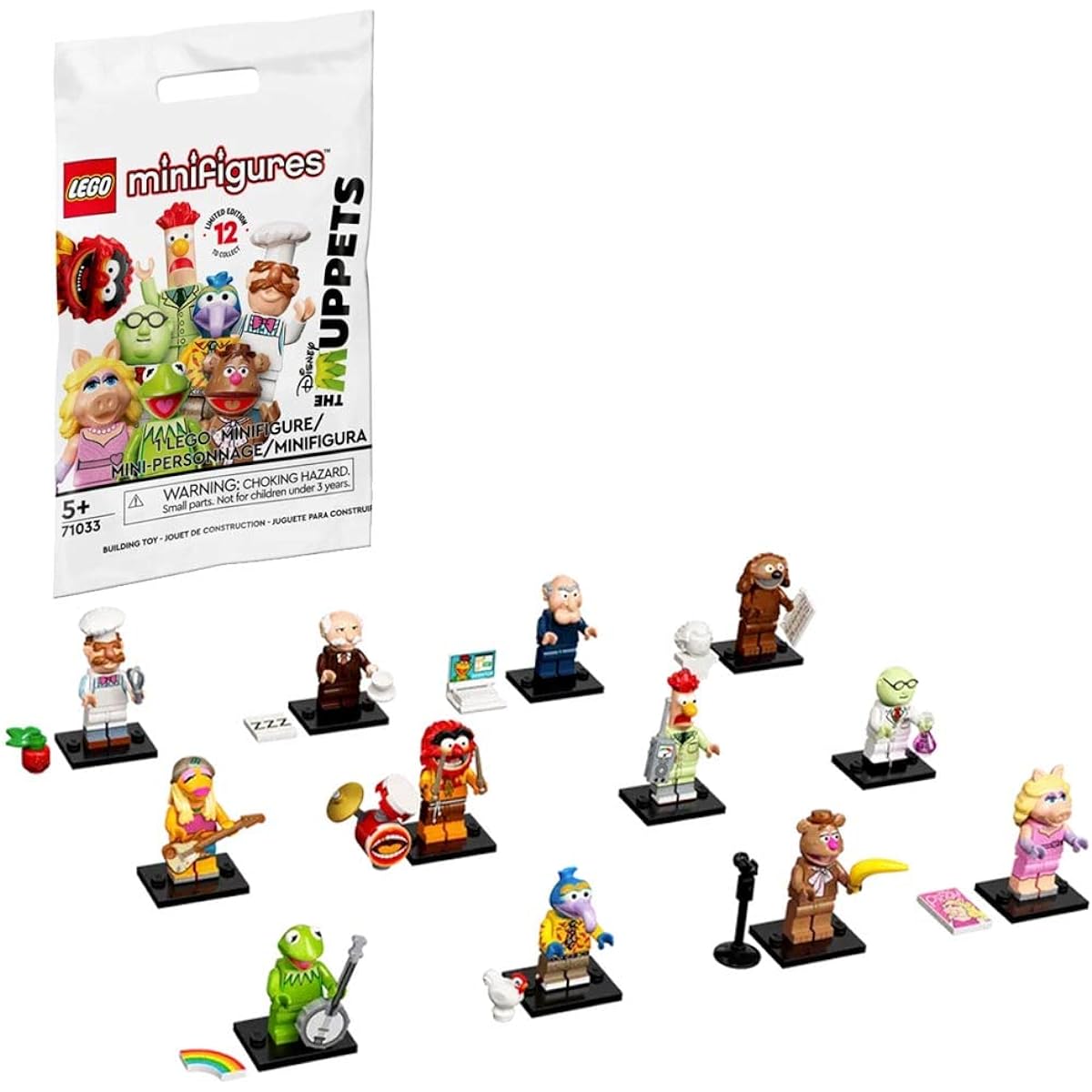 LEGO 1 Blind Pack Included Minifigure Muppets Limited Edition Collectible (1 of 12)
