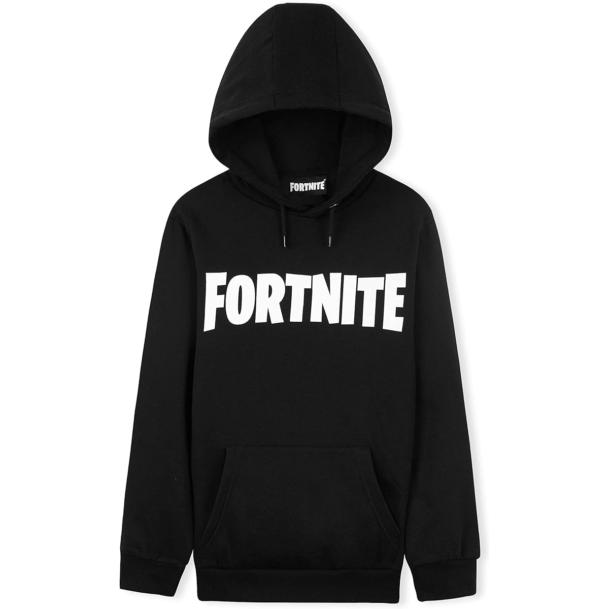Fortnite Boy's Sweatshirt, Video Game Boy's Clothing, Children's Hoodie, Gamer Gifts 7-15 Years (7-8 years, Black)