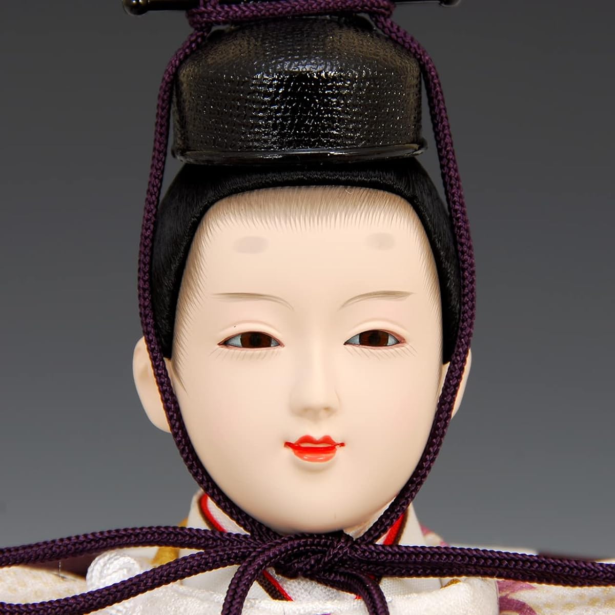 K-303 Storage decoration Hina doll with gold-painted Kyoto Yuzen costume