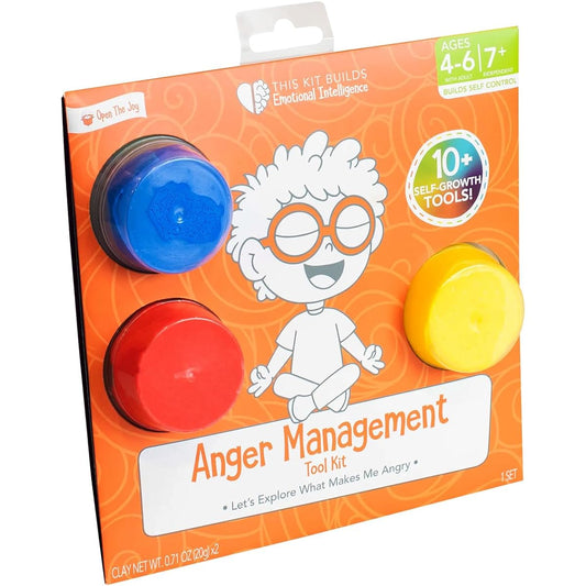 Open The Joy's Anger Management Play Kit Helps children manage and understand anger through play and therapy techniques