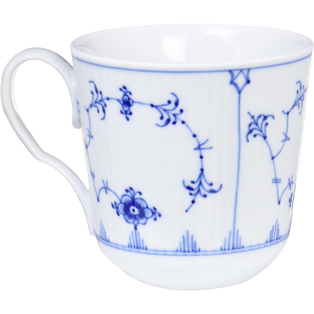 [Regular Imported Product] Royal Copenhagen Blue Fluted Plain Mug M 350ml Wedding Gift 1017178