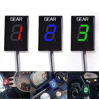 Speed Display Meter Suzuki GSXR600 GSXR750 GSXR1000 GSXR1300 GSX1300R Hayabusa Electronics 1-6 Level Gear Indicator Moto Speed Digital Meter