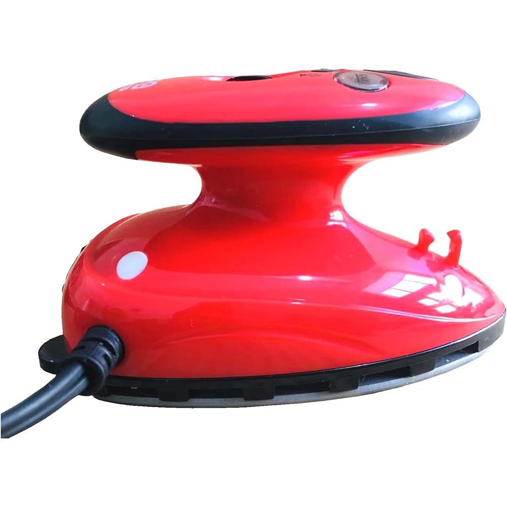 [mire] Mini steam iron for domestic and overseas use ~ Small model with steam iron function: VM-02T ~ [R: Red]