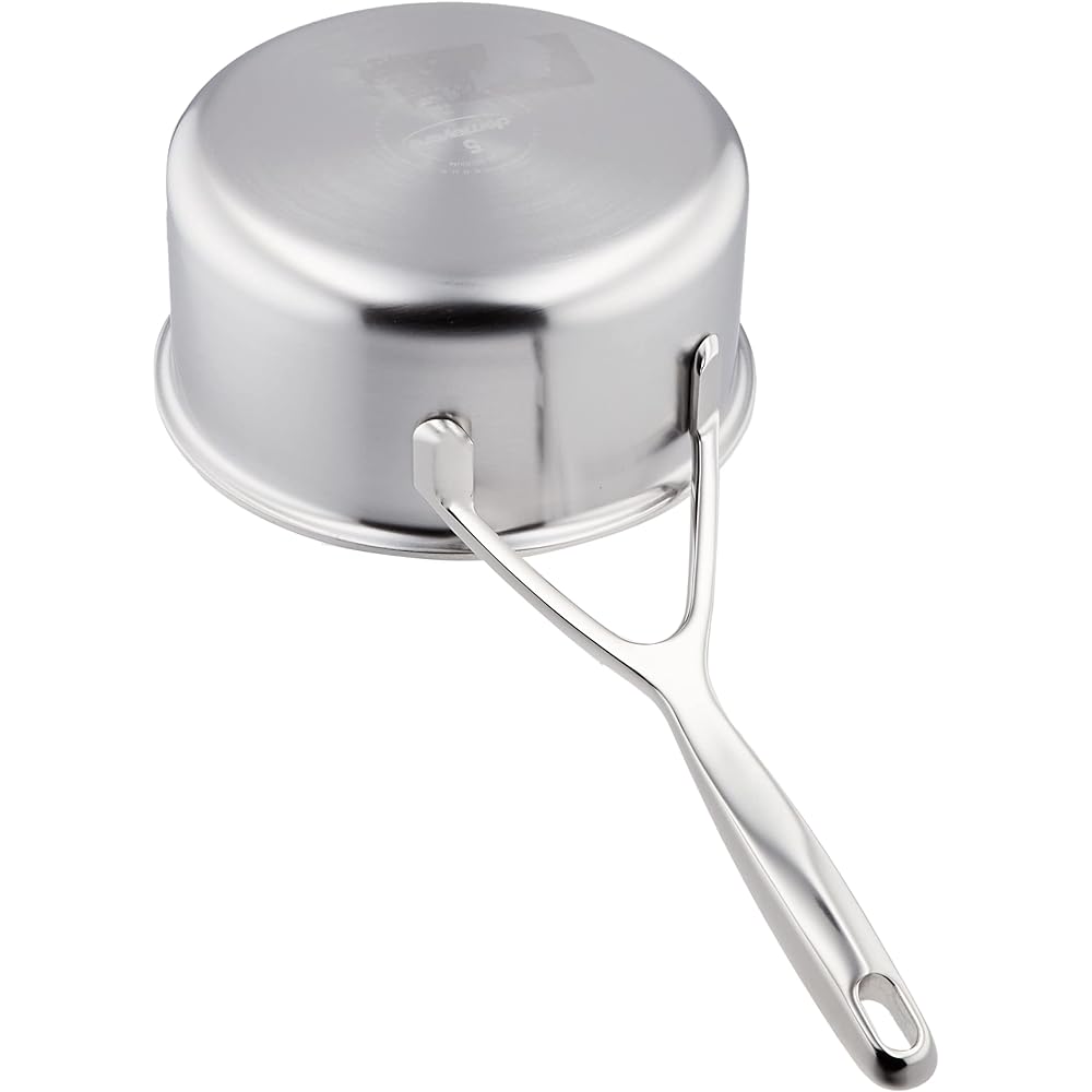 Demeyere "Intense Saucepan 16cm 1.5L Made in Belgium" One-handed pot Stainless steel 5 layers on all surfaces IH compatible Dishwasher safe [Authorized Japanese product] 40850-979