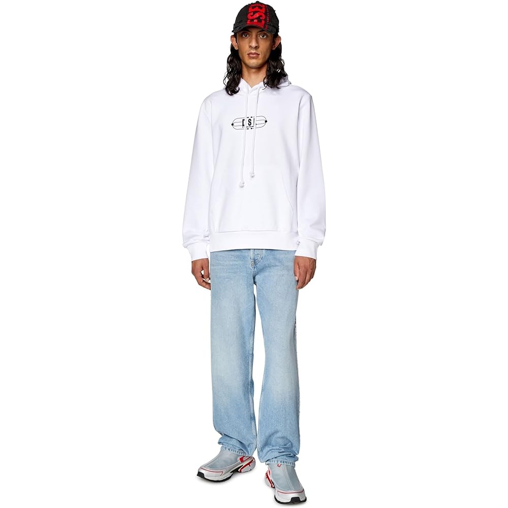 [Diesel] Men's Sweatshirt Hoodie Print A115560HAYT