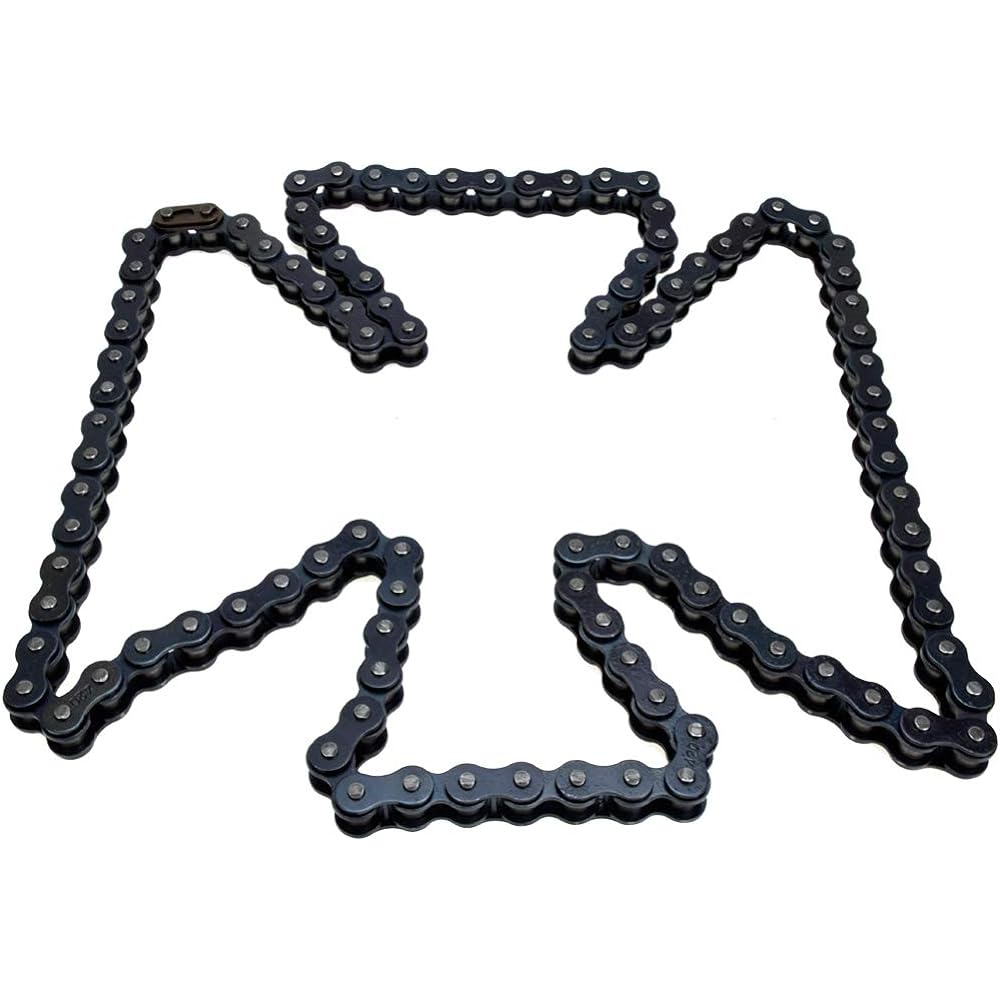 HIAORS 420 Chain 102 Link Chain with Connecting Master Link for 50cc 70cc 90cc 110cc 125cc SDG 107 125 Motorcycle Dirt Pit Bike ATV Quad Go Kart 4 Wheeler Honda XR50 CRF50 CRF 70 Yamaha PW80