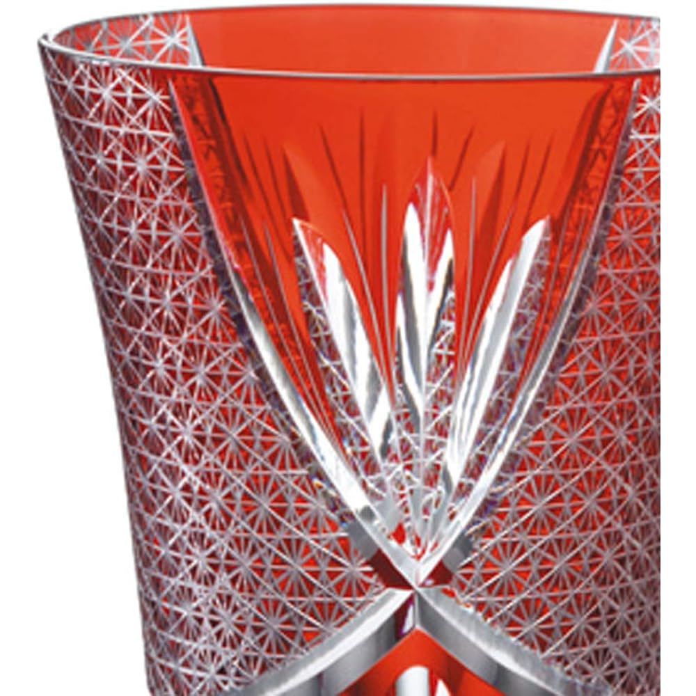 NARUMI Glass Glass Works Swirl Red 320cc Tumbler GW6054-224RD