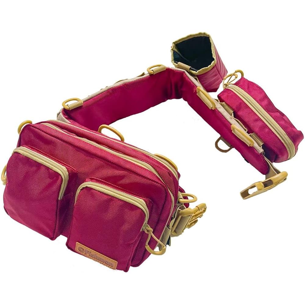 FISHMAN BT-001 Lure Bag Red/Khaki M