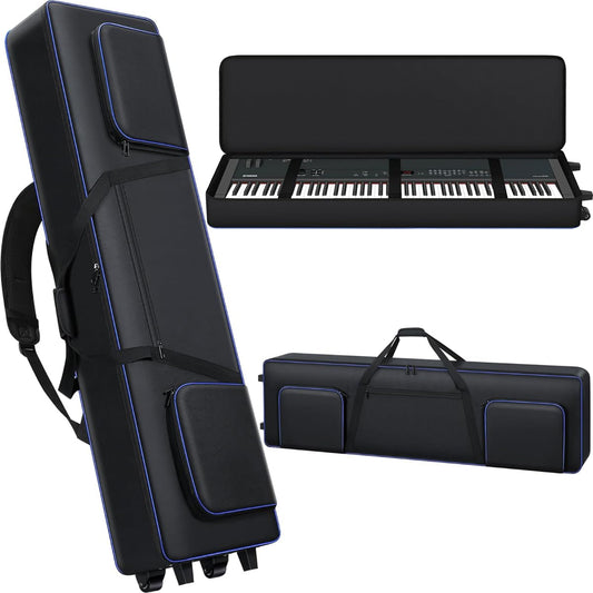 88 key keyboard case. , black///white, modern.