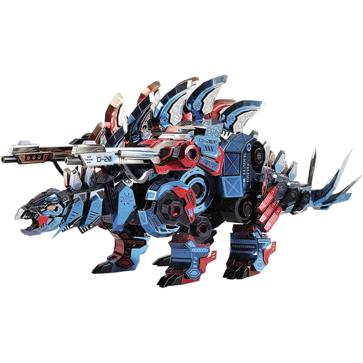 Microworld 3D Metal Puzzle Mechanical Stegosaurus Metal Model Kit DIY Challenge 3D Puzzle for Adults Brain Teaser Art Craft Home Decor Toys for Teens