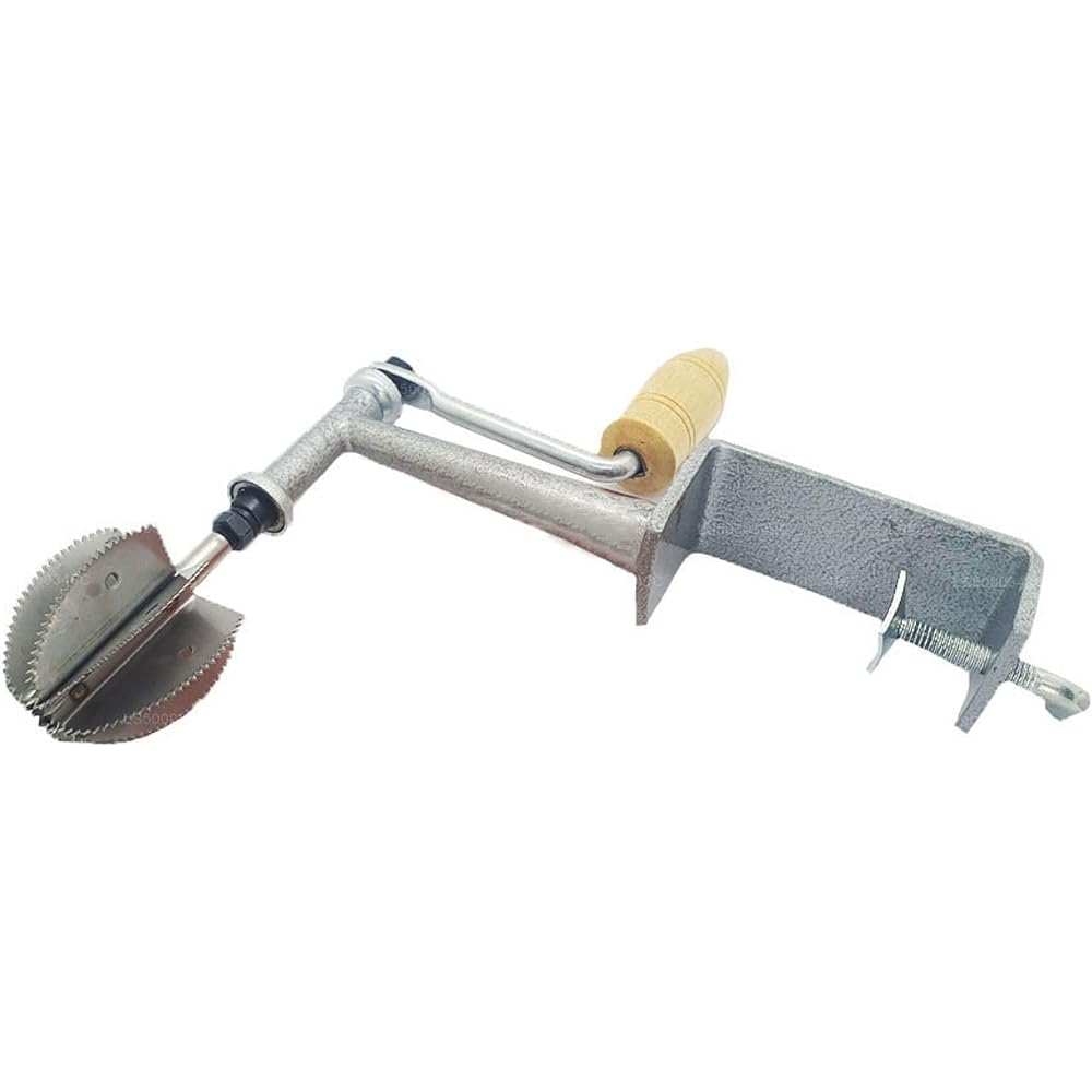 Coconut Grater/Scraper/Shredder (ODIRIS A-8L) - Stainless Steel Blade with 4" Clamp