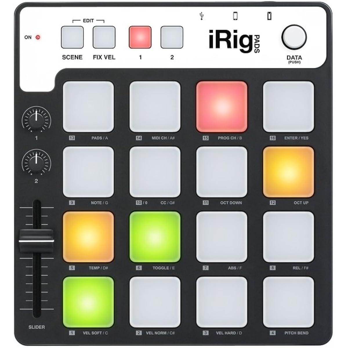 IK Multimedia iRig Pads MIDI Groove Controller [Domestic genuine product] IP-IRIG-PADS-AS