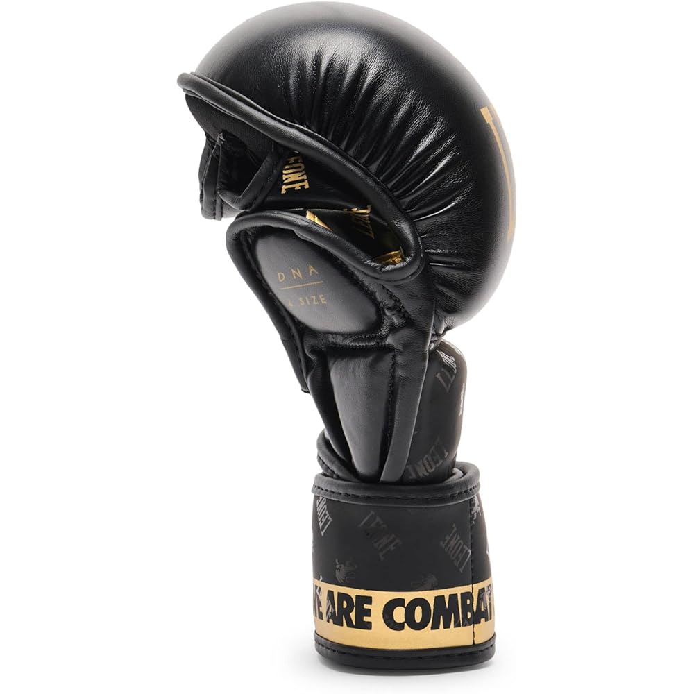 LEONE 1947 MMA Sparring Gloves Unisex [DNA training gloves] EVA Pad Black GP144 [Genuine Product]