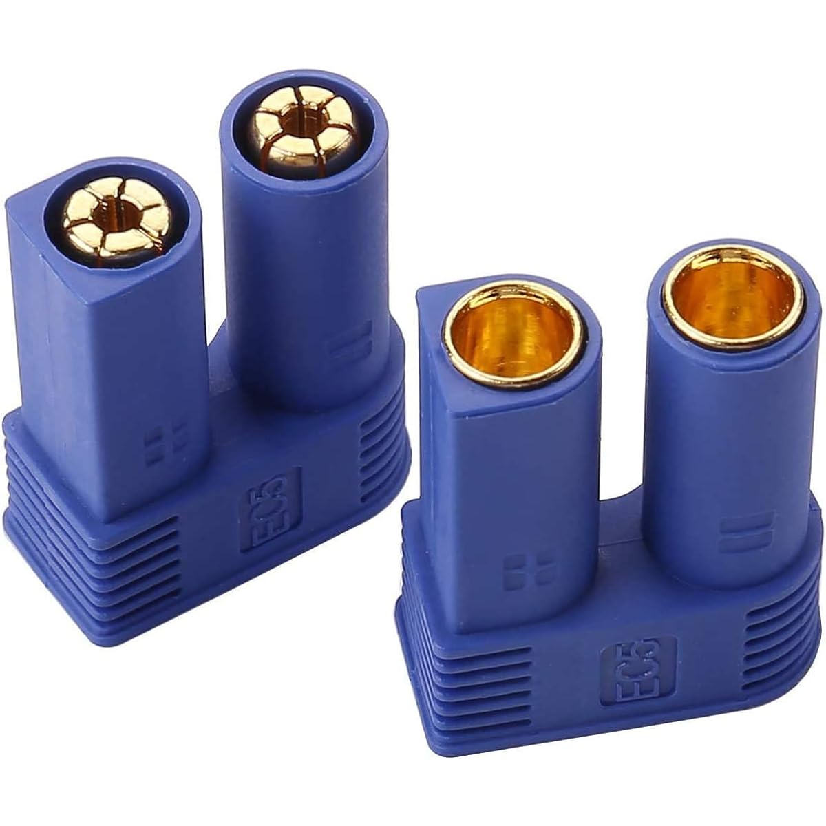 10 Sets EC5 Battery Connector Adapter Gold Bullet 5mm Banana Plug Male Female Connector for RC ESC Lipo Battery